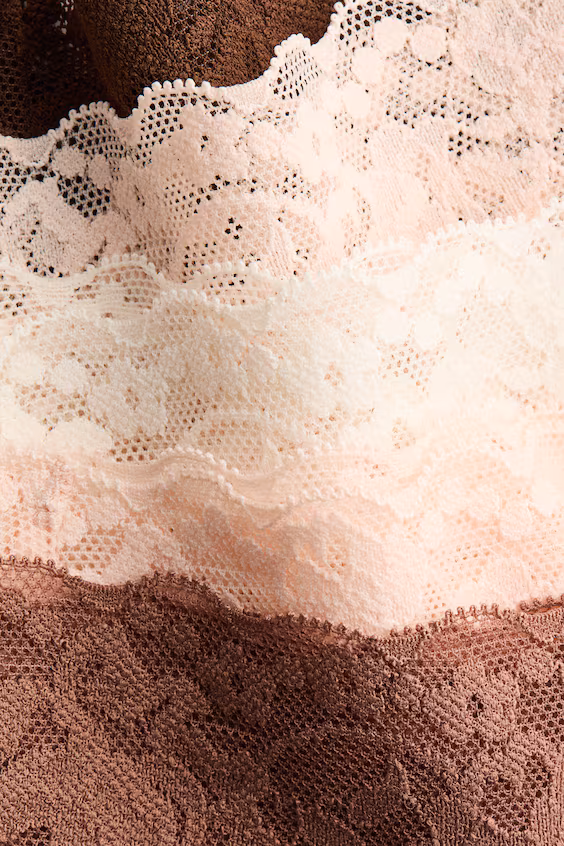 Набор из 5-и трусиков-танг в кружеве