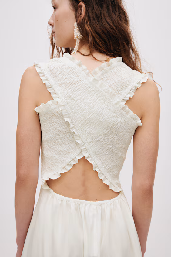 Платье из поплина с манжетами на резинке