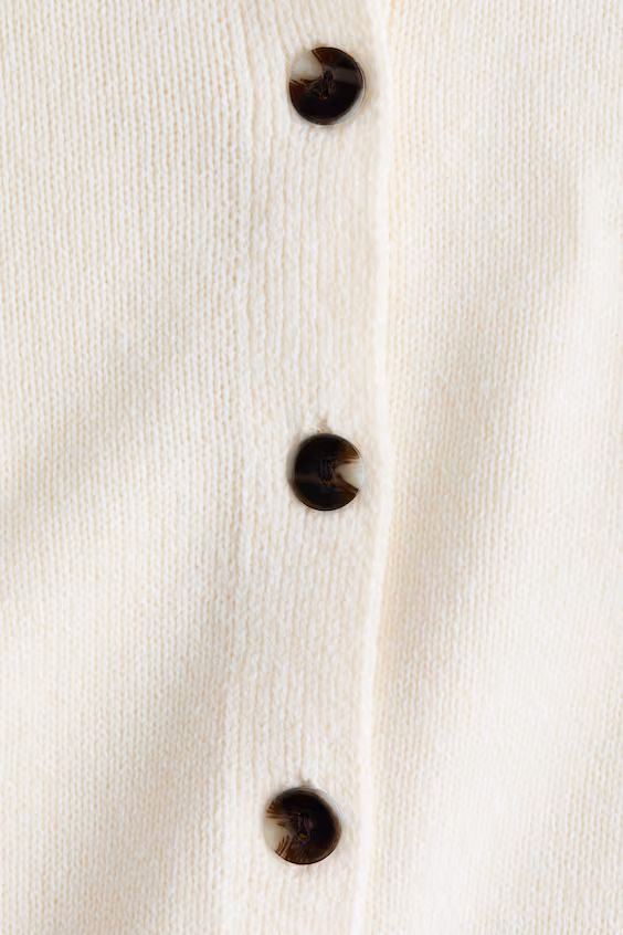 Джемпер из вязаного полотна с короткими рукавами