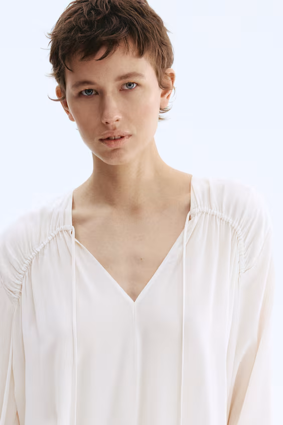 Оверсайз блуза из вискозы