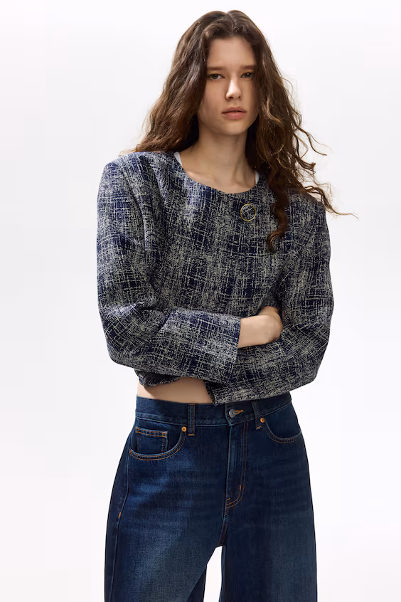 Пиджак без воротника