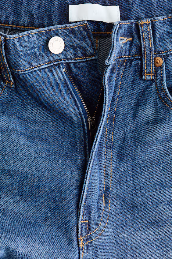 Джинсы супер широкие с высокой посадкой