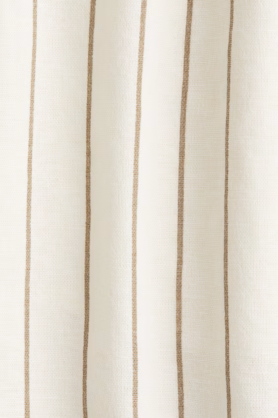 Шорты из смеси льна