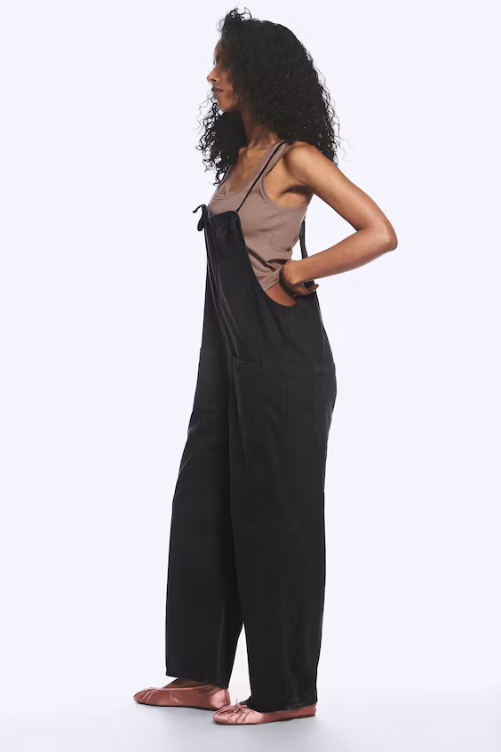 Ровные комбинезоны с бретелями