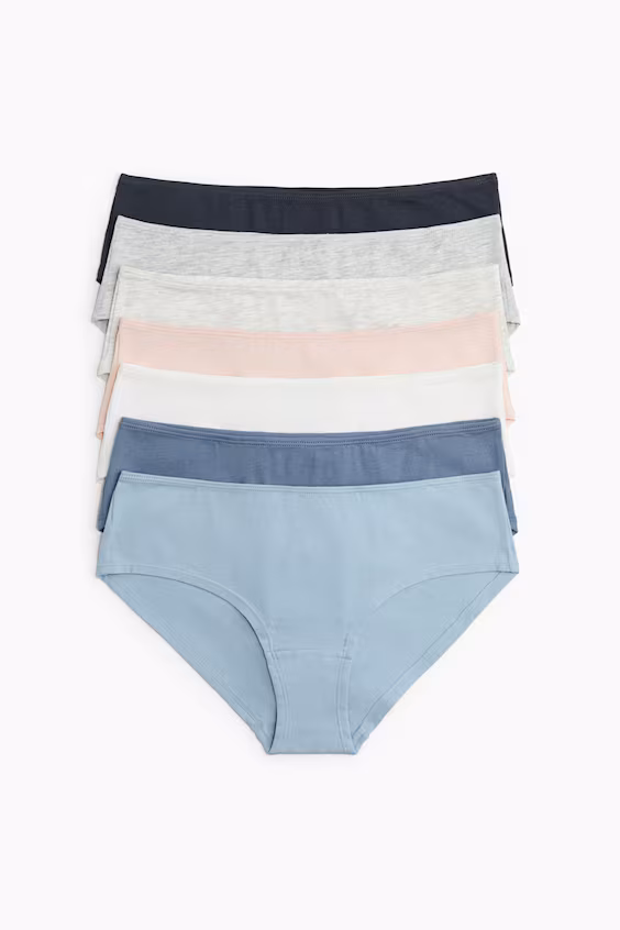 Пакет из 7 трусиков-хипстер