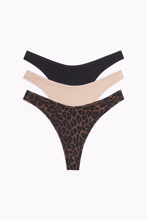 Пакет из 3 трусиков-стринг из микрофибры