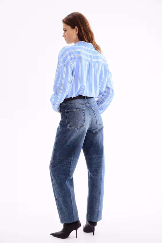 Oversize - рубашка из смеси льна