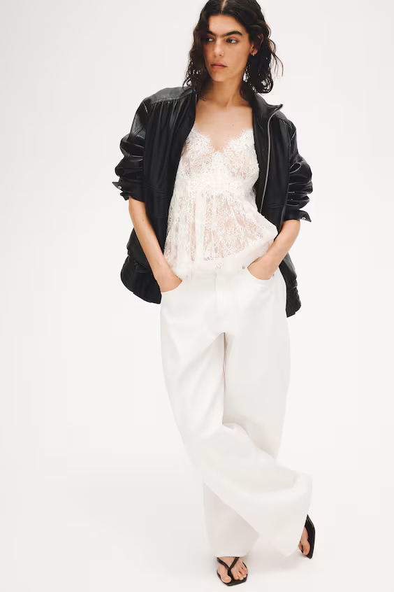 Джинсы с карманами-объемками