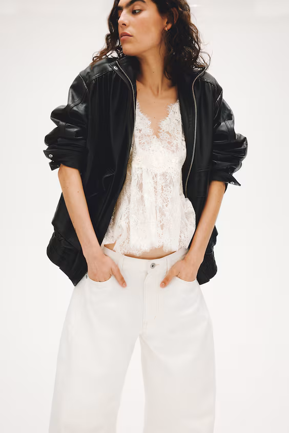 Джинсы с карманами-объемками