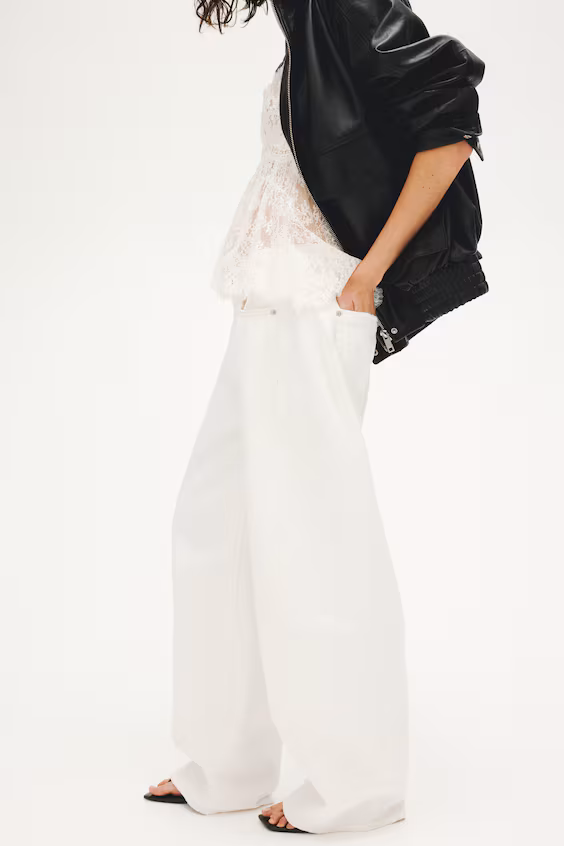 Джинсы с карманами-объемками