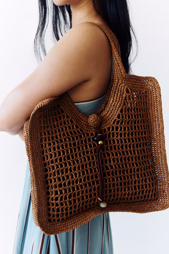 Сумка из соломы