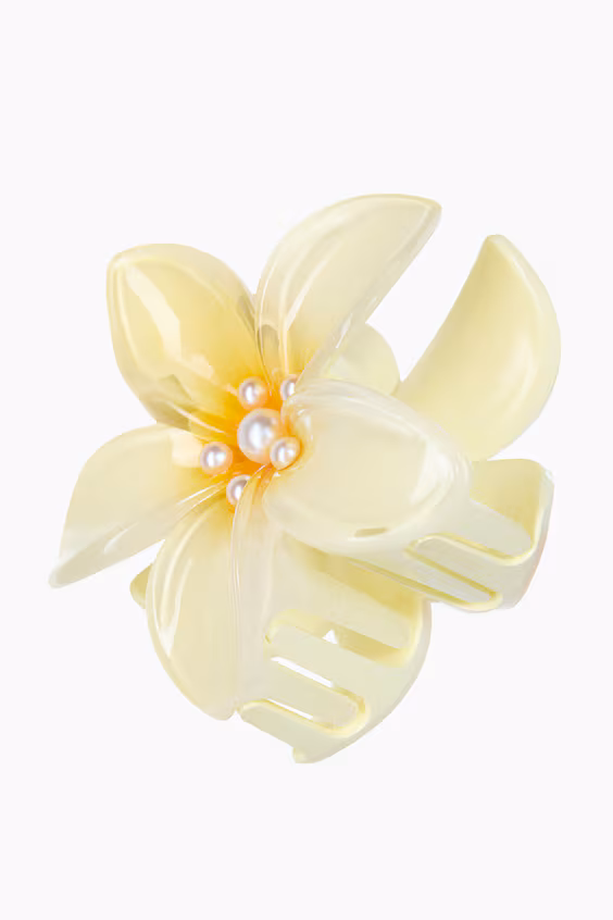 Заколка для волос в форме цветка