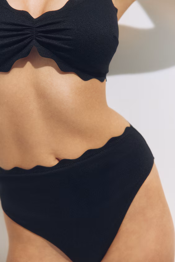 Трусы для бикини cheeky high waist