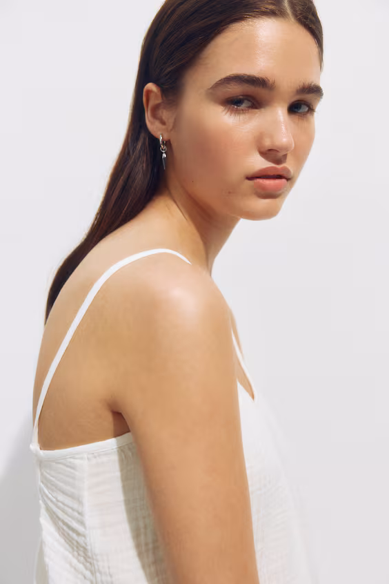 Пляжное платье из муселина