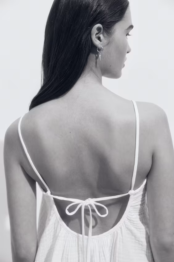 Пляжное платье из муселина