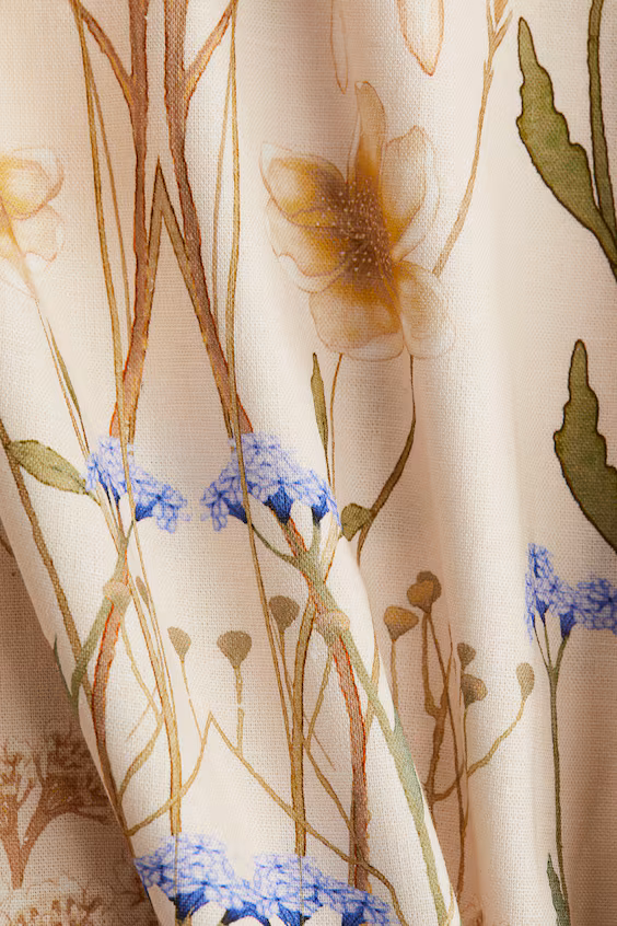 Платье из льняной смеси