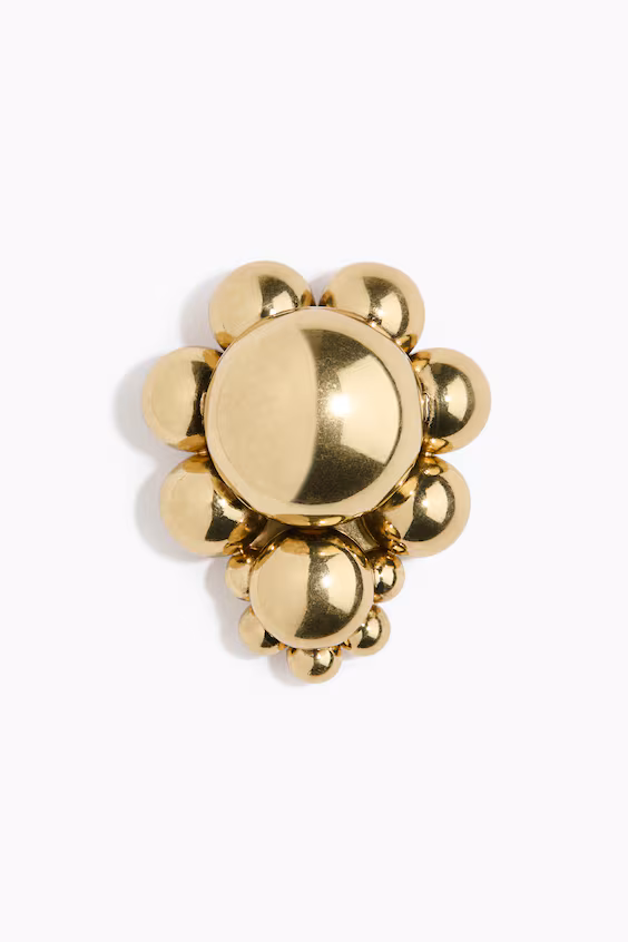 Заколка с цветочным узором