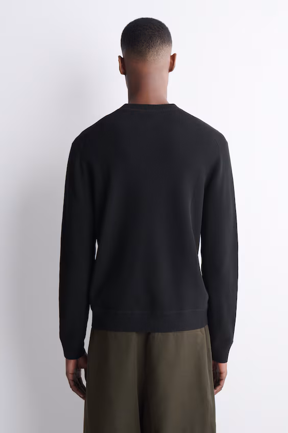 Хенли из хлопкового трикотажа