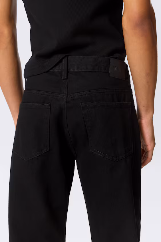 Джинсы прямого кроя с низкой посадкой метеор