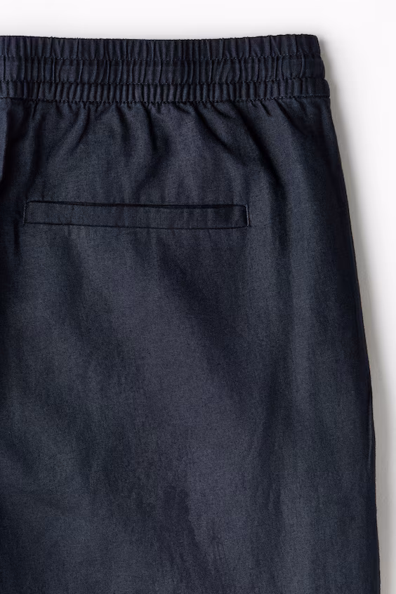 Брюки из смеси льна regular fit