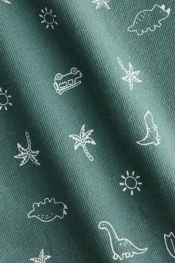 Комбинезон из хлопкового футера