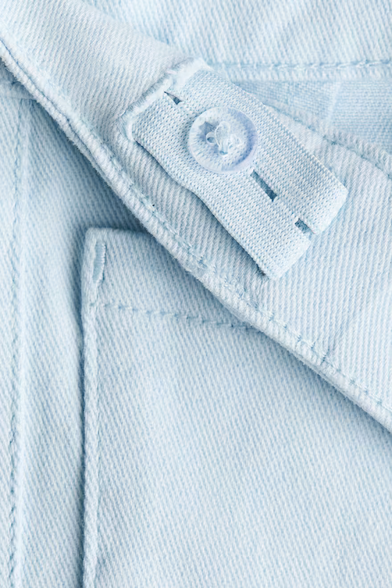 Брюки-клеш из джинсы