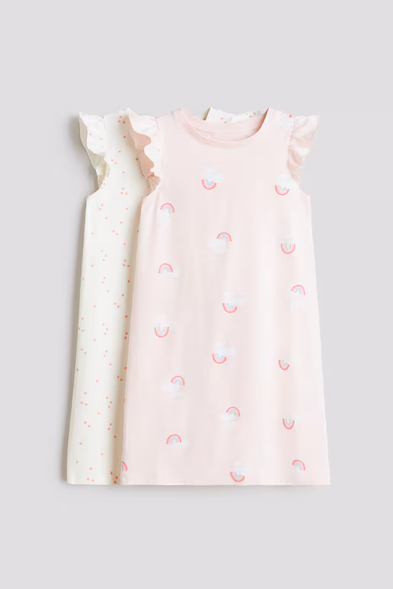 Набор из 2 ночных рубашек из хлопка