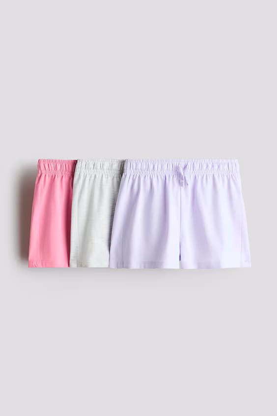Набор из 3 шортов из хлопкового джерси