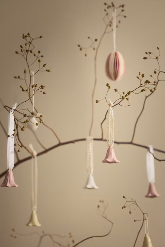 Набор из 2 пасхальных украшений из греса