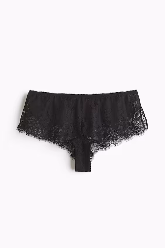 Женские короткие трусики из кружева