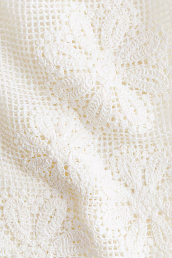 Пляжная юбка с кружевным узором