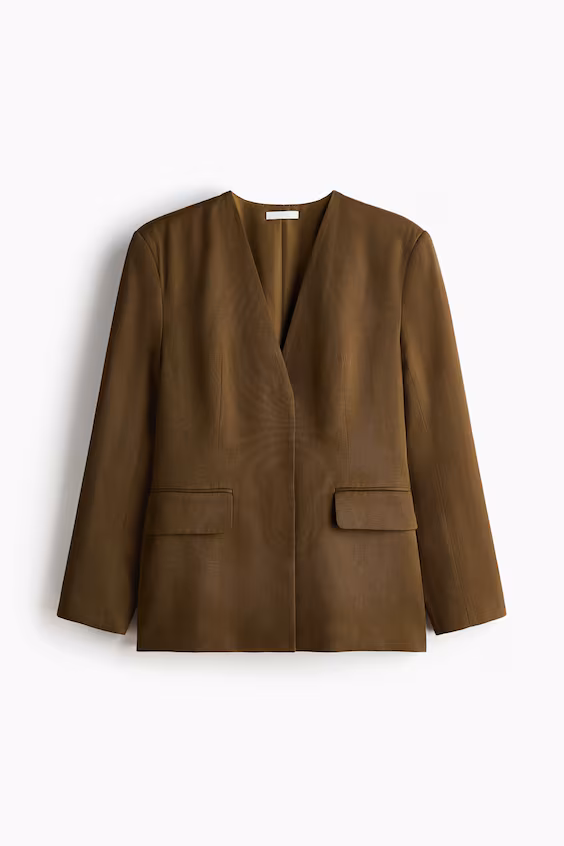 Блейзер из льняной смеси