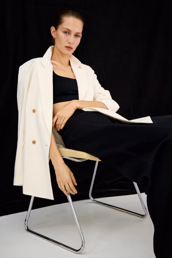 Блейзер с застежкой на пуговицу