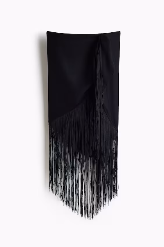 Платок с кистями