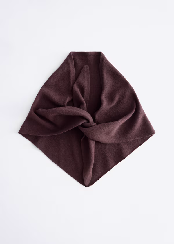 Шарф из чистой шерсти