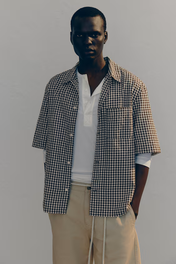 Рубашка с короткими рукавами regular fit