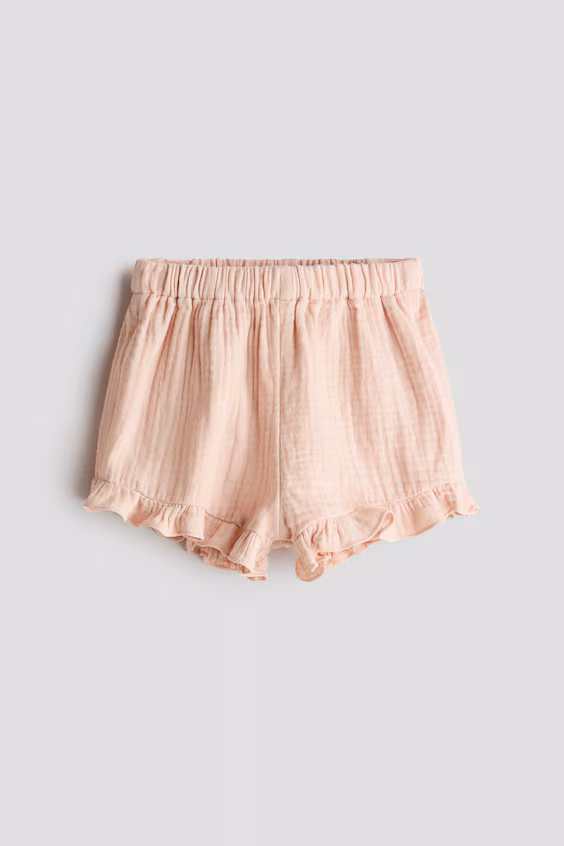 Шорты из муслина хлопка