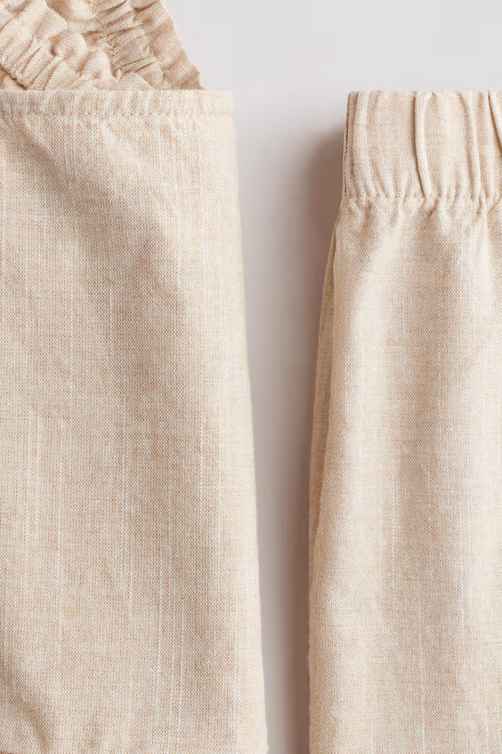 Комплект из 2 предметов из хлопка с оборками