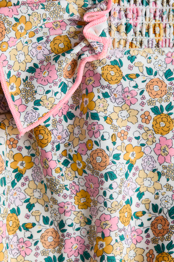 Купальник с оборками