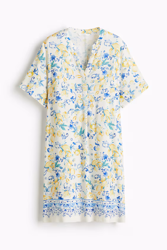 Платье-туника из вискозы