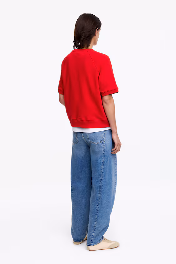 Свитер из французского терри вязаный