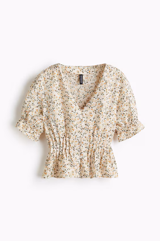 Блуза с баской