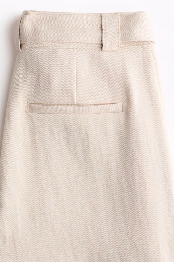 Брюки широкие с поясом h&m