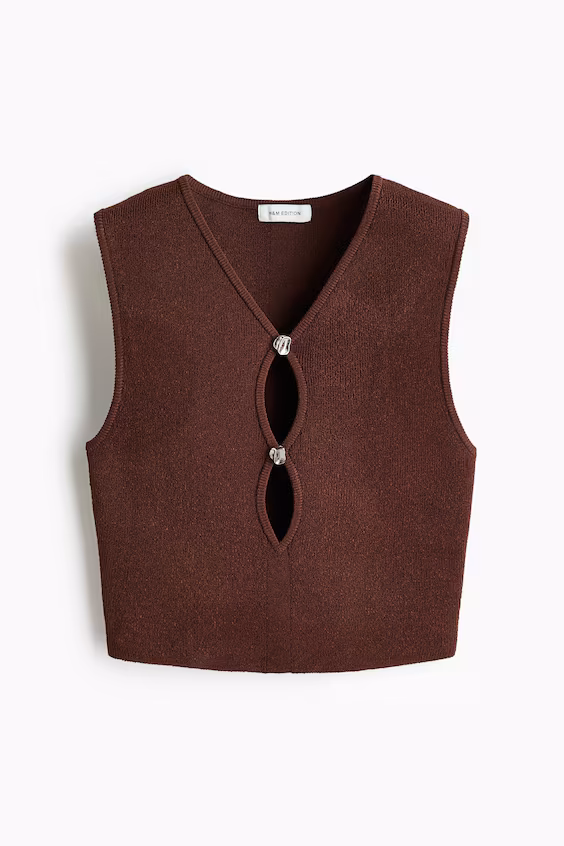 Топ без рукавов из легкой ткани