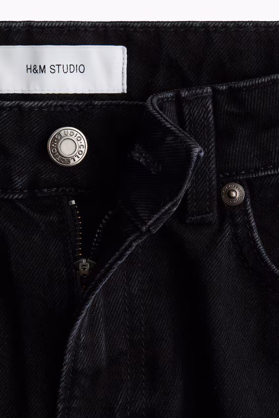 Джинсы прямого кроя h&m