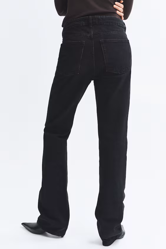 Джинсы прямого кроя h&m