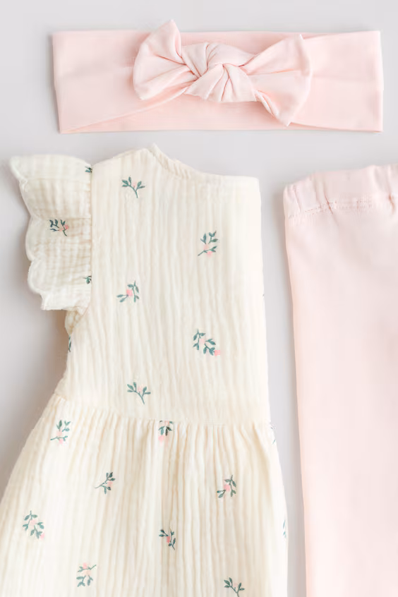 Набор из 3 предметов из хлопка