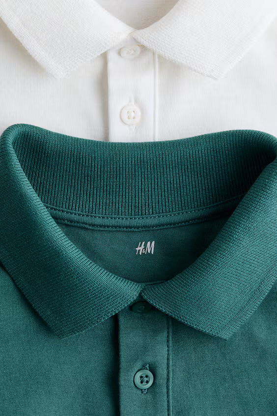 Набор из 2 поло из хлопка