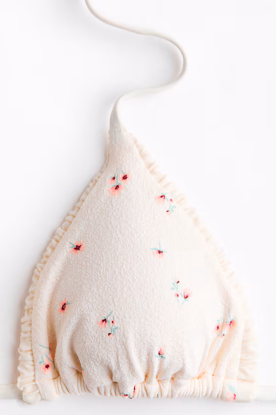 Топ бикини с треугольными подушками