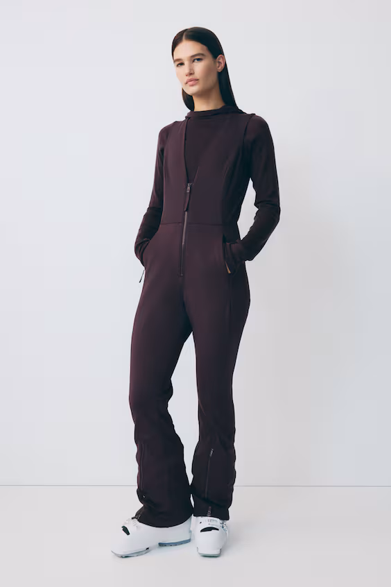 Безрукавный лыжный костюм с начесом